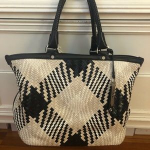 Cole Haan Genevieve woven tote bag